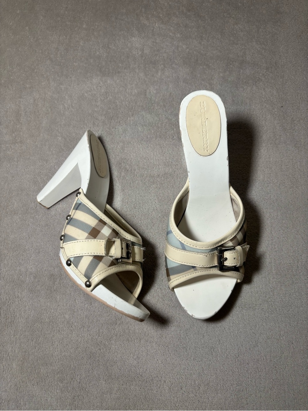 Burberry Nova Check Wedge Heels